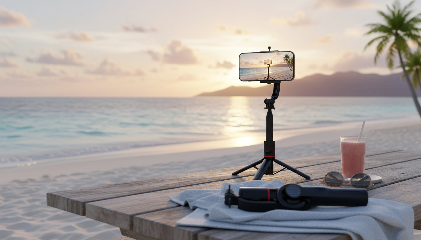 Magnetic Extendable Selfie Stick Tripod