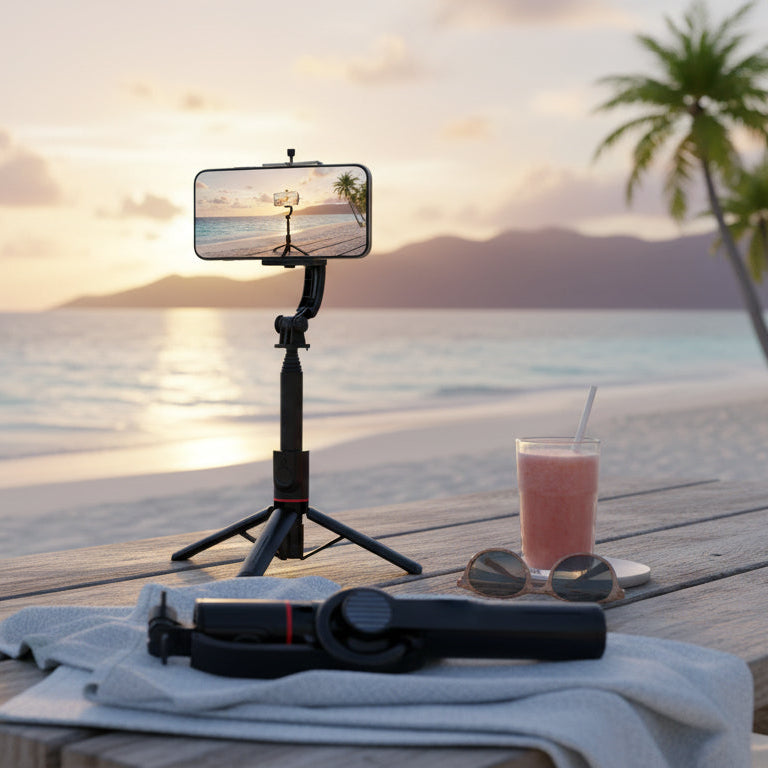 Magnetic Extendable Selfie Stick Tripod
