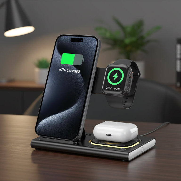 Foldable Wireless Charging Station